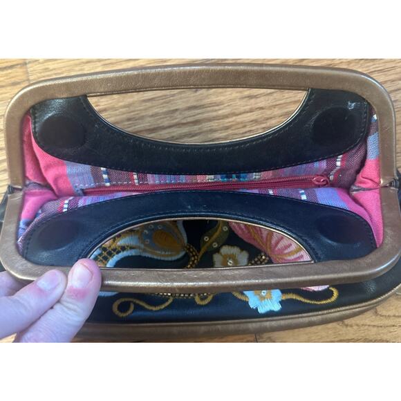 Isabella Fiore Y2K Leather Beaded Purse - Picture 2 of 6